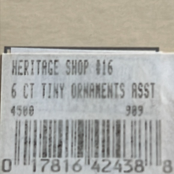 Hand crafted glass tiny Christmas ornament assortment - Picture 3 of 9